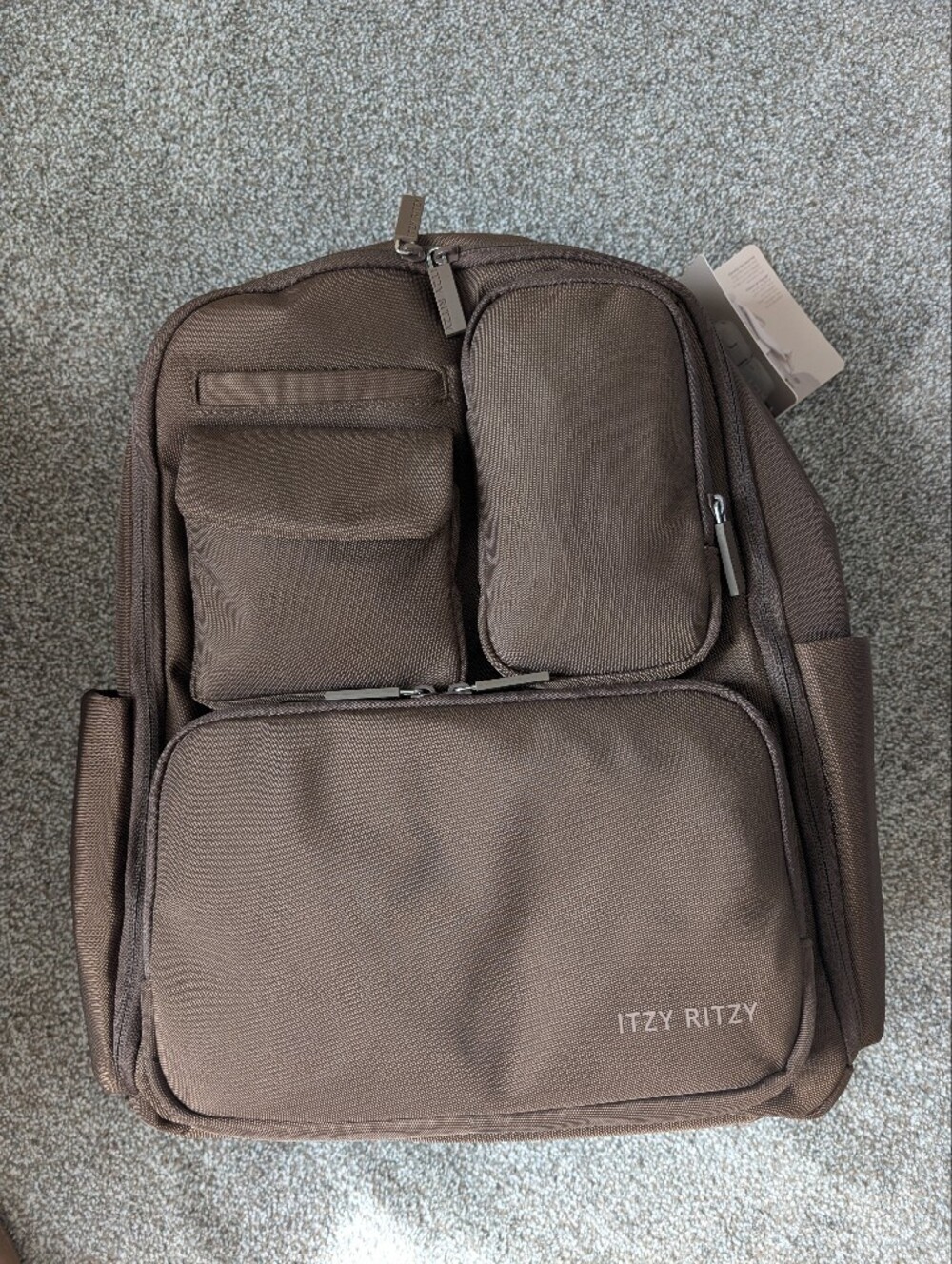 Itzy Ritzy Belong Utility Backpack Diaper Bag Mocha